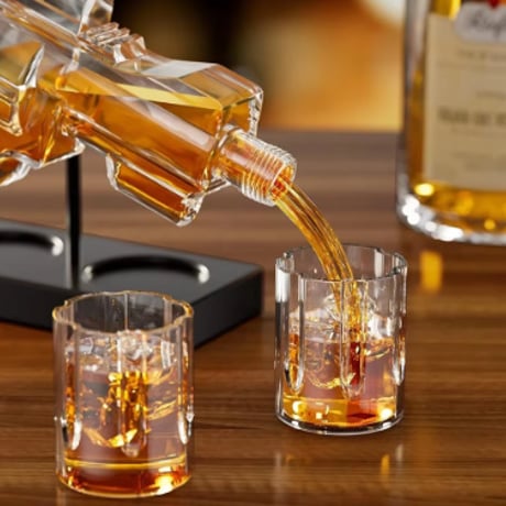 ピストル型 ウィスキー ディスペンサー おしゃれ かっこいい BAR 飲食店 拳銃 ワイン ビール ブランデー