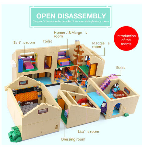 レゴ 71006 シンプソンズハウス 互換品 2575ピース LEGO風 | World Pl