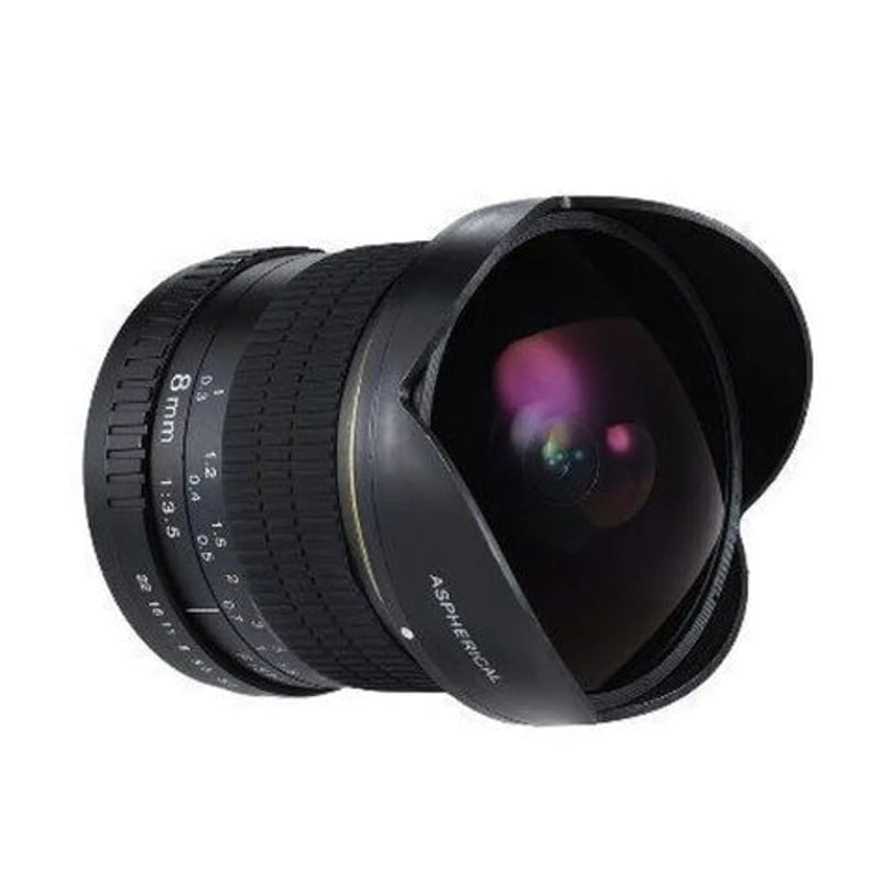ニコン用 魚眼レンズ f/3.5 8mm 一眼レフ デジタル d3100 d3200 d520