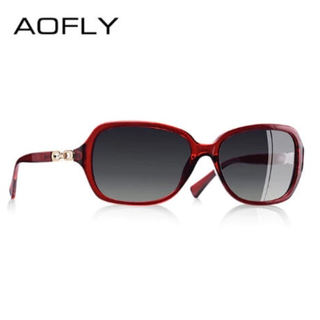 AOFLY 偏光サングラス レディース 人気 海外トップブランド UV400 軽量 スクエア 女性 かわいい 海外トップブランド 旅行 ドライブ キャンプ 運転 釣り ビーチ 海 4色から選択可能
