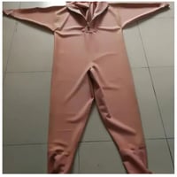 選べるサイズ（38～47）防水フィッシングスーツ 厚さ1mm ゴム製 釣り パンツ オーバーオールチャック付き