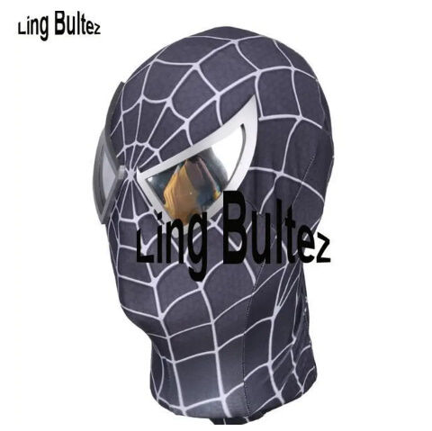 【超激レア入荷】 ブラックスパイダーマン　精巧マスク　1/1 マーベル 超激レア入荷】 ブラックスパイダーマン 精巧マスク 1/1