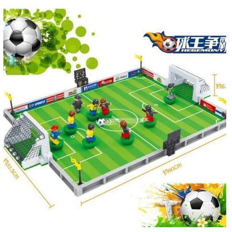 LEGO レゴ 互換 251pcs ワールドカップ サッカースタジアム ミニフィグ付属