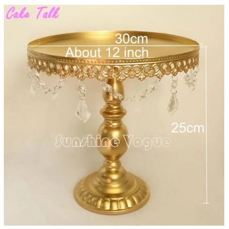 おしゃれ かわいい ケーキスタンド ゴールド シルバー 金属鉄 クリスタルネックレス カップケーキ 結婚式の装飾品 ベーキングケーキ アクセサリーツール