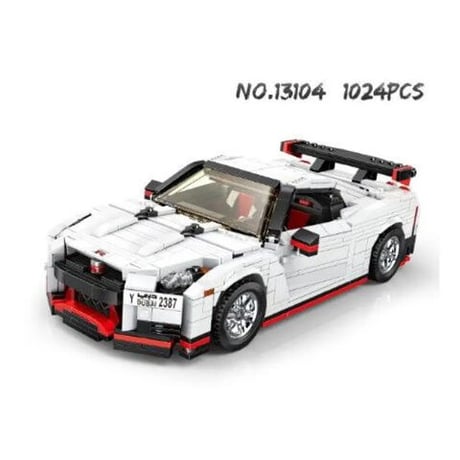 レゴ互換 スポーツカー 13104 日産 GTR R35 レーシングカー おもちゃ ホビー 1024ピース LEGO互換