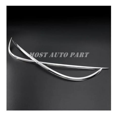 ベンツ Benz CLA C117 AMG フロント バンパー トリム ガーニッシュ 1セット シルバーカラー