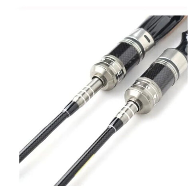 釣り具】 ソリッドティップ 602UL2ピースカーボンロッド スピニング