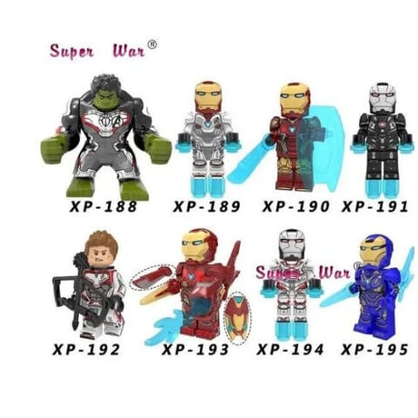 LEGO風 レゴ互換 アベンジャーズ 8体セット 9パターンから選択可能 アメコミ マーベル