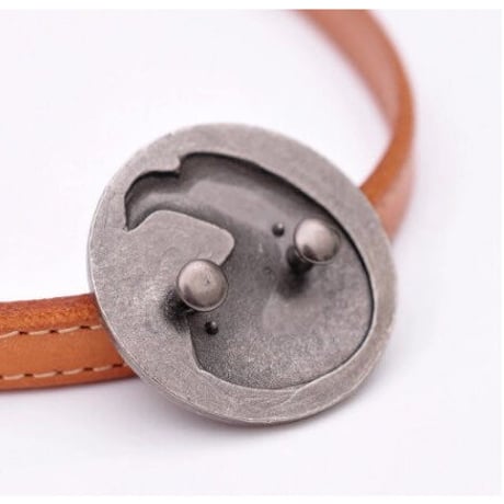 レザークラフト10個セット 30mm アンティーク シルバー イーグル 革細工 コンチョ リベット