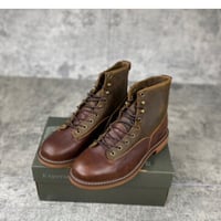 ヴィンテージ ブラウン 高級 本革 ブーツ