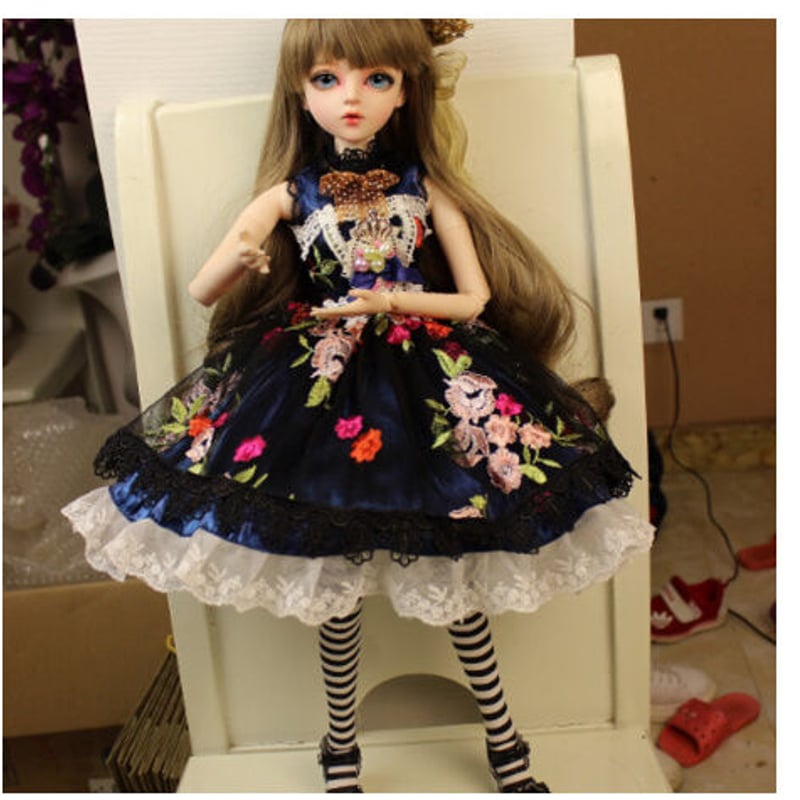 ロリータ】 BJD 1/3 球体関節人形 60cm フルセット 本体+眼球+ ロリータ】 BJD 1/3 球体関節人形 60cm フルセット 本体+眼球+