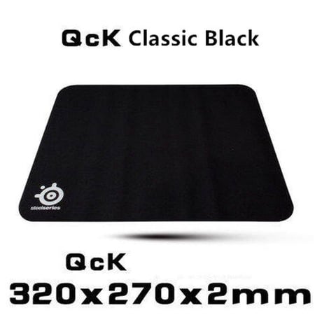 Steelseries ゲーミングマウスパッド 大きい Qck プロゲーマー マウスパッド 黒 でかい 大型 シンプル ゲーム用 おしゃれ 人気 快適 高性能 320mm 450mm 選べる2サイズ