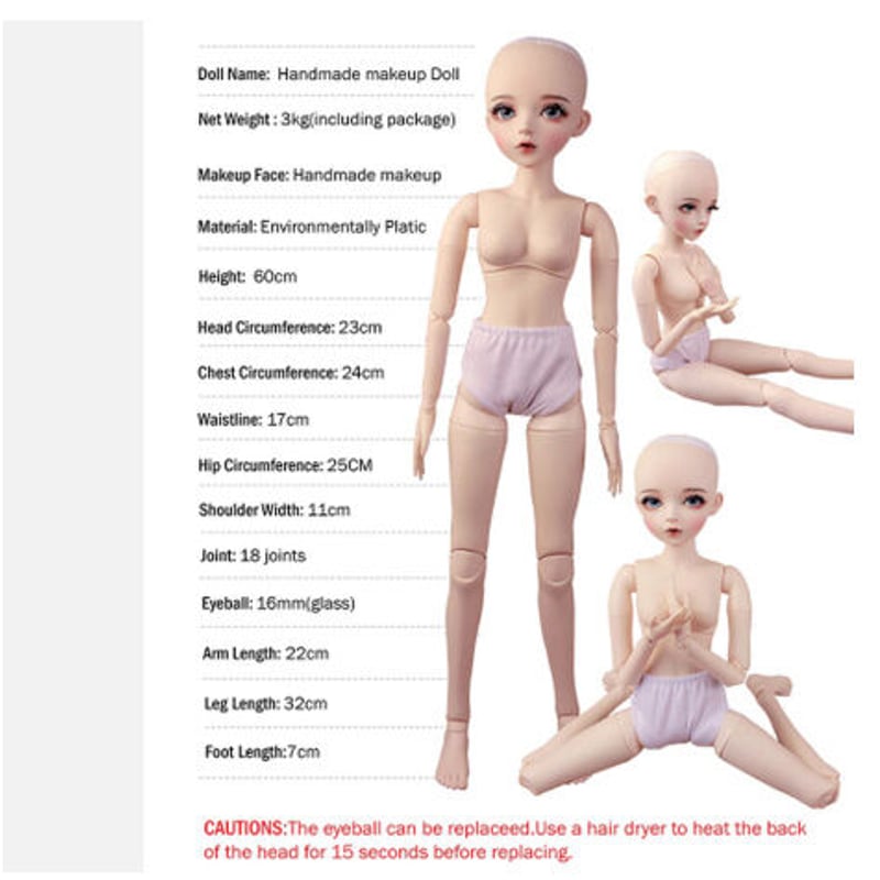 銀髪の美少女】 BJD フルセット 1/3 60cm 球体関節人形 本体+ 銀髪の美少女】 BJD フルセット 1/3 60cm 球体関節人形 本体+