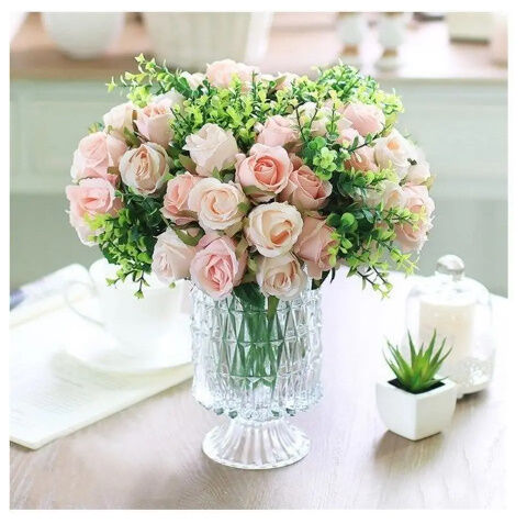 大量 120本セット 薔薇の花束 ウェディングブーケ シルクフラワー