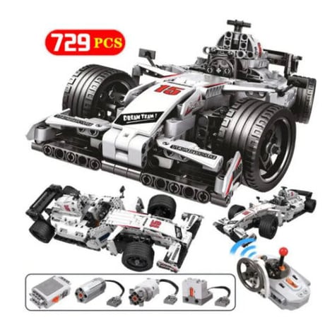 LEGO レゴ互換 テクニック F1 レーシングカー RC ラジコン ステアリング 729ピース LEGO互換品