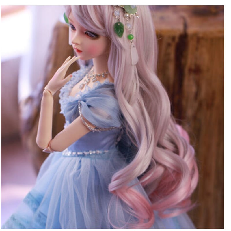 神秘的なブルーの衣装】 BJD 球体関節人形 美人 1/3 フルセット 60cm
