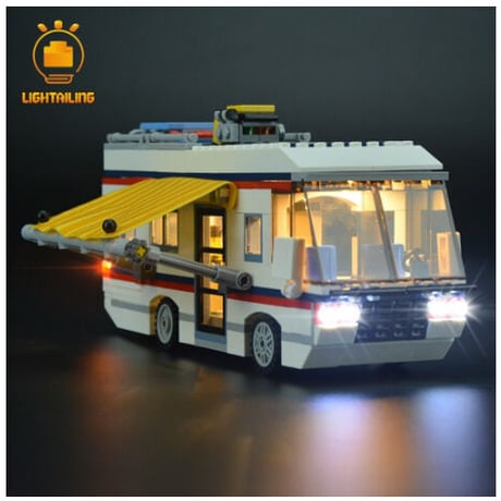 レゴ 31052 キャンピングカー 互換 [LEDライトキット+バッテリーボックス] ライトアップセット