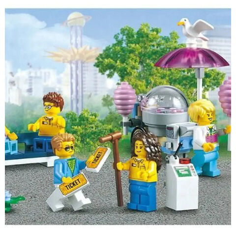 LEGO互換 ローラーコースター ジェットコースター レゴブロック互換