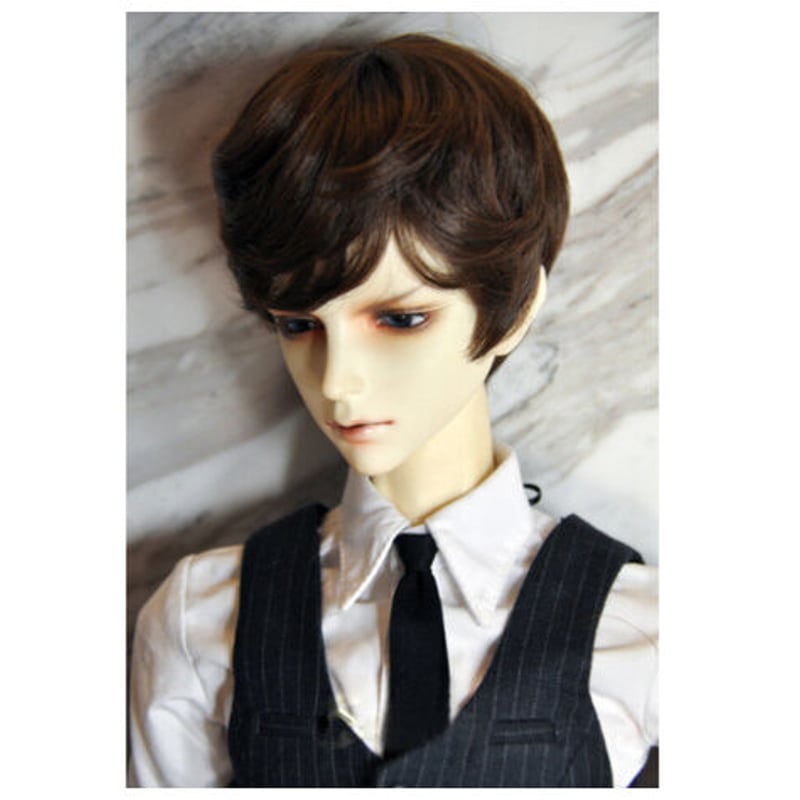 カスタムドール ショートヘア 男の子 楽天市場】全8色 ドール ウィッグ 短髪 ショート 髪 1/3 SD BJD