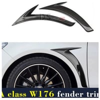 メルセデスベンツ W176 A45 カーボン フェンダートリム フェンダー オーバーフェンダー フェンダーパネル 左右セット A180 A200 A250 2012- BENZ