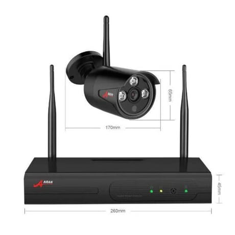 ワイヤレスCCTVシステム カメラ８台セット 1080p 8ch NVRキット HD カメラ wifiホームセキュリティ ナイトビジョン ビデオ監視キット カラー２色展開