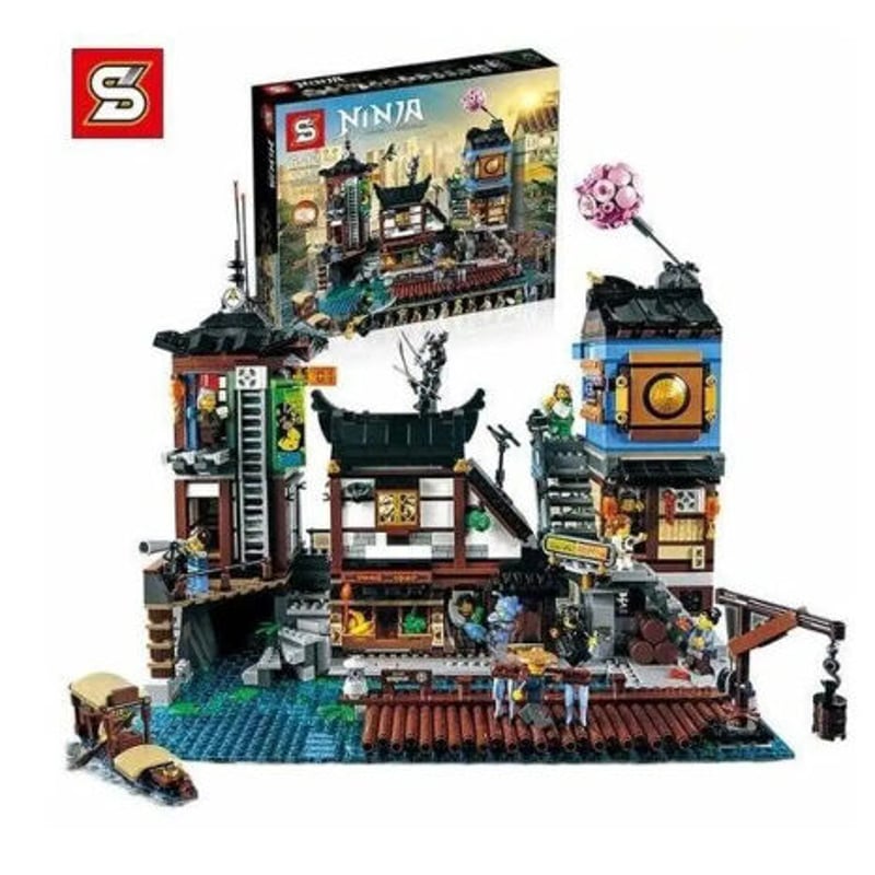 レゴ互換 ニンジャゴー ニンジャゴーシティ・ポートパーク 70657 LEGO 