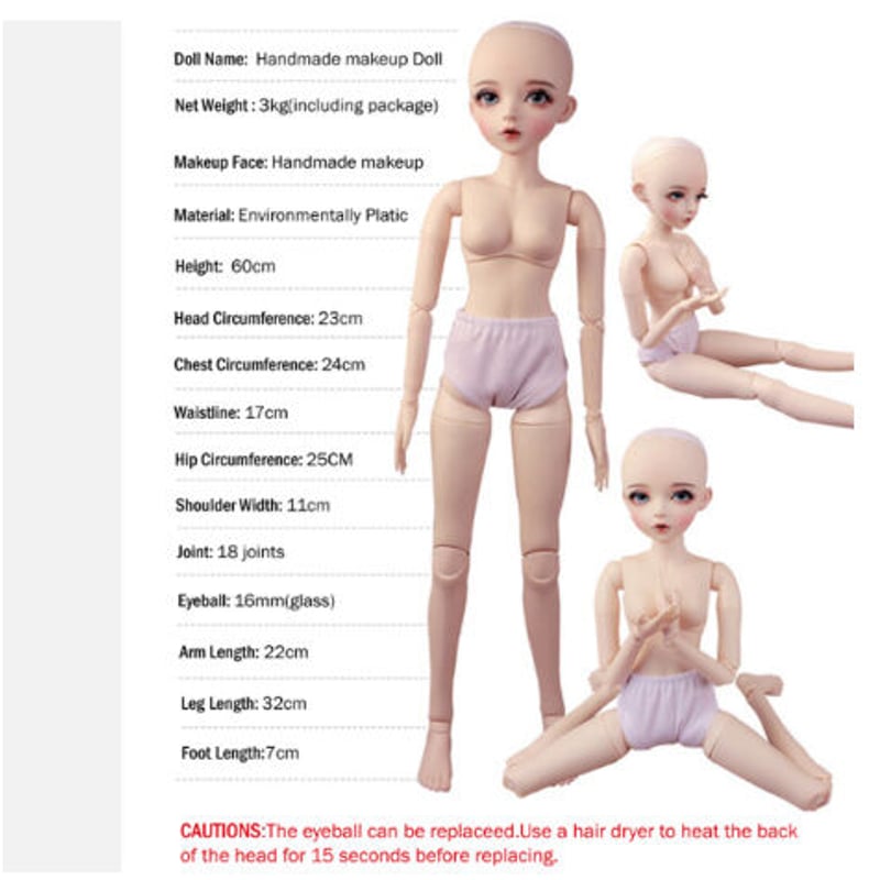 金髪】 球体関節人形 1/3 BJD フルセット ピンクの衣装 60cm 金髪】 球体関節人形 1/3 BJD フルセット ピンクの衣装 60cm