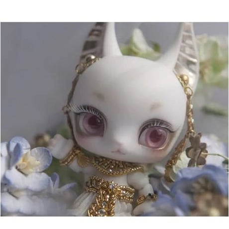 BJD 1/12 ロットアヌビス 眼球付 メイクアップ済 本体のみ ドール 人形