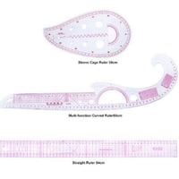 3個 セット 縫製 テーラー フレンチ カーブ 定規