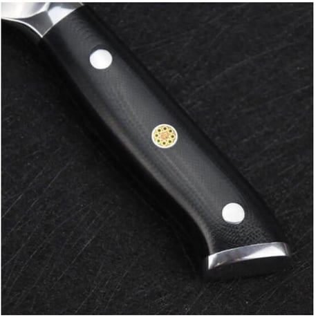 Sunnecko 8 インチ パンスライシングナイフ Japanese VG10 ダマスカス模様 キッチンナイフ 朝食ブレッドスライサー