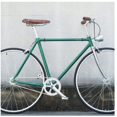 レトロスチール ピストバイク セット クルーザースタイル 西海岸風 48cm 52cmトラックバイク700C