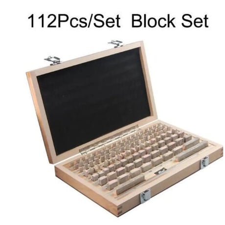 ブロックゲージ 112ピース/セット 0グレード(0.5-100ミリメートル) DIY