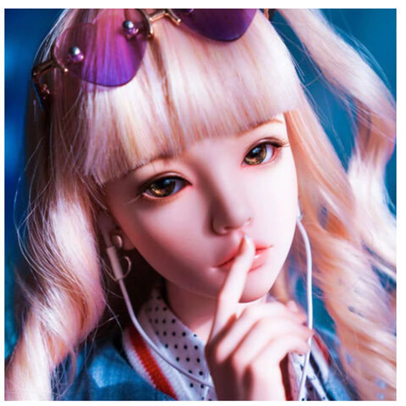 球体関節人形 女の子 1/4 BJD 本体＋眼球＋メイクアップ済み 手作り