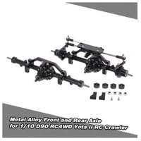 1/10 D90 RC4WD用メタル合金フロントアクスルリア アクスルYota II RCクローラー