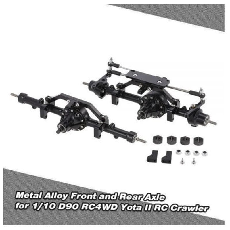 1/10 D90 RC4WD用メタル合金フロントアクスルリア アクスルYota II RCクロ 1/10 D90 RC4WD用メタル合金フロントアクスルリア アクスルYota II RCクロ
