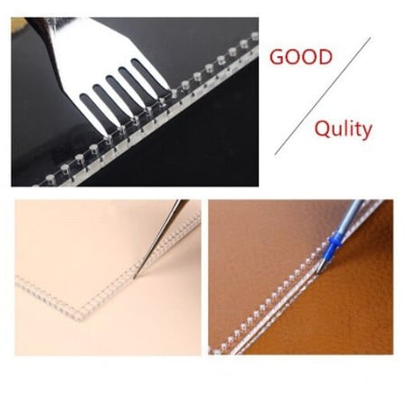 レザークラフト DIY 革細工 ハンドメイド サークル ショルダーバッグ 縫製 パターン アクリル  テンプレート