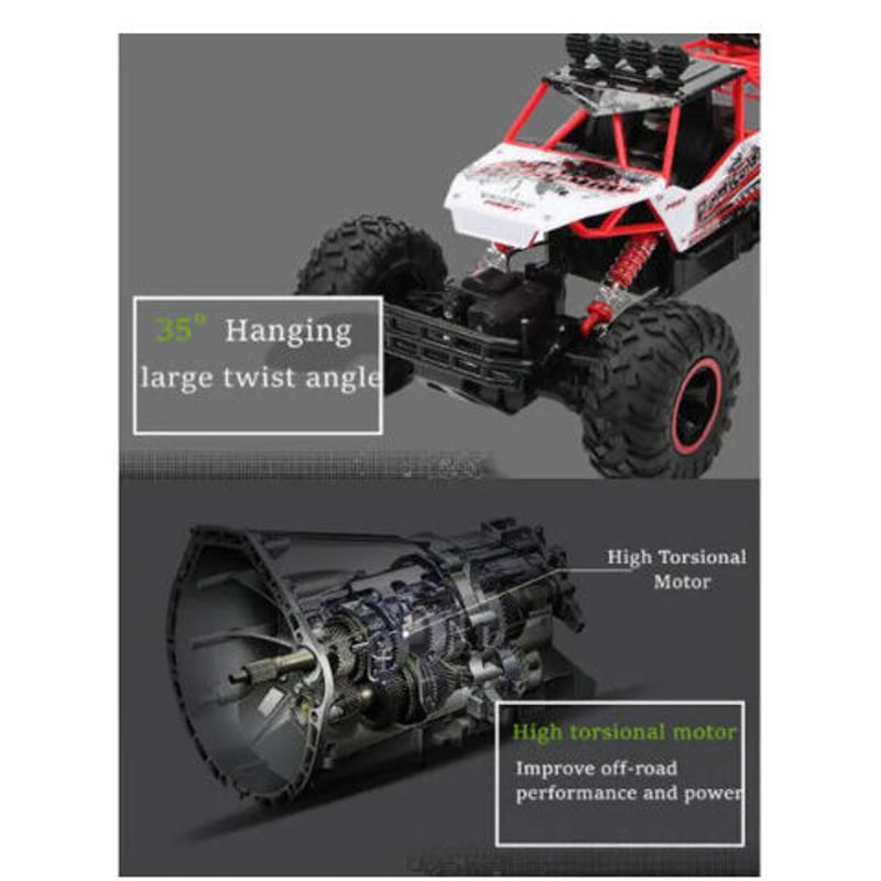 1/12 RC ラジコン 37センチ 7色から選択 4WD オフロード 2.4Ghz