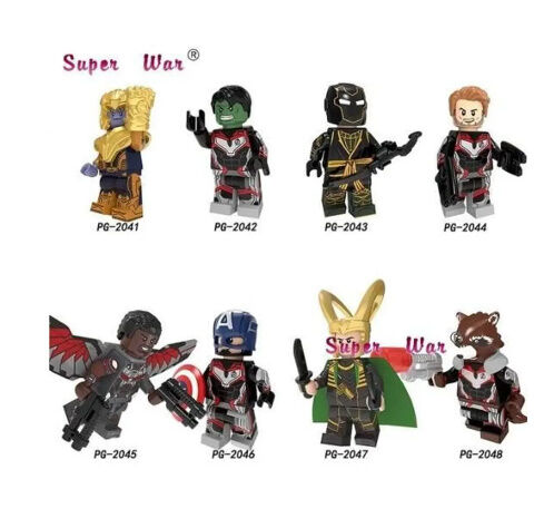 LEGO風 レゴ互換 アベンジャーズ 8体セット 15パターンから選択可能 