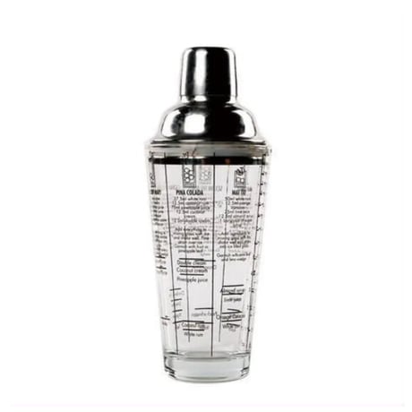 400ml ガラス製 カクテルシェーカー バー お酒 バーツール バーテンダー