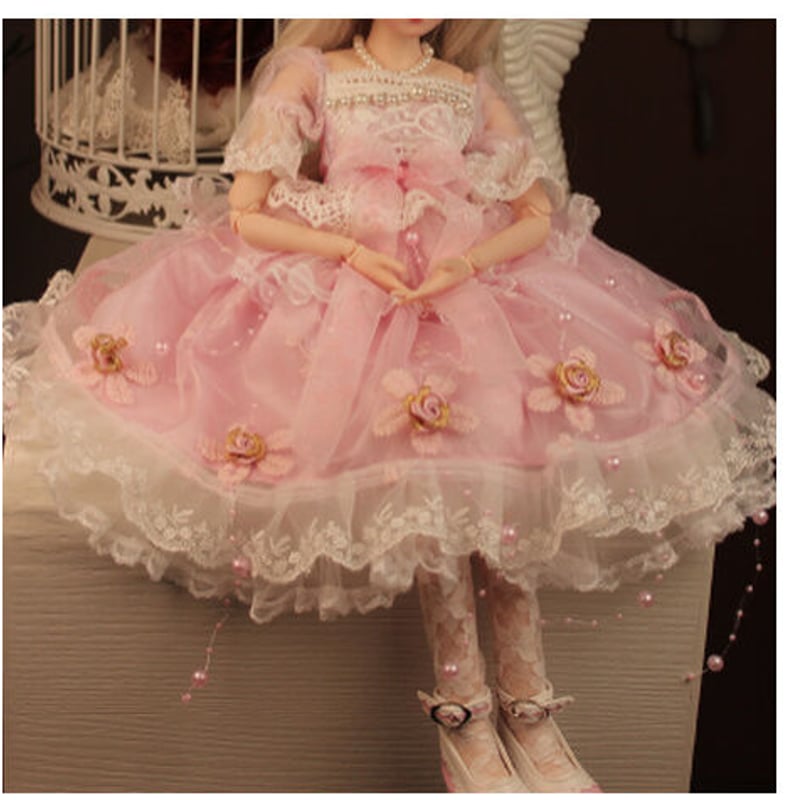 金髪】 球体関節人形 1/3 BJD フルセット ピンクの衣装 60cm 金髪】 球体関節人形 1/3 BJD フルセット ピンクの衣装 60cm