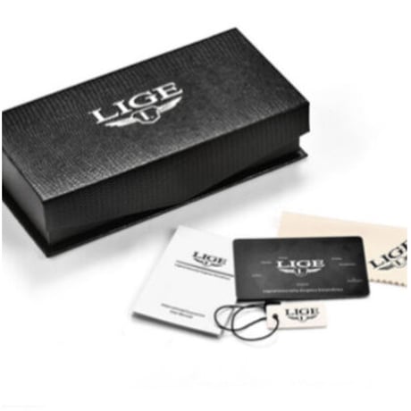 【LIGE】腕時計 レディース 防水 クォーツ 日付表示 ステンレスメッシュベルト 発光 ルミナスハンズ 海外トップブランド エレガント 4色展開