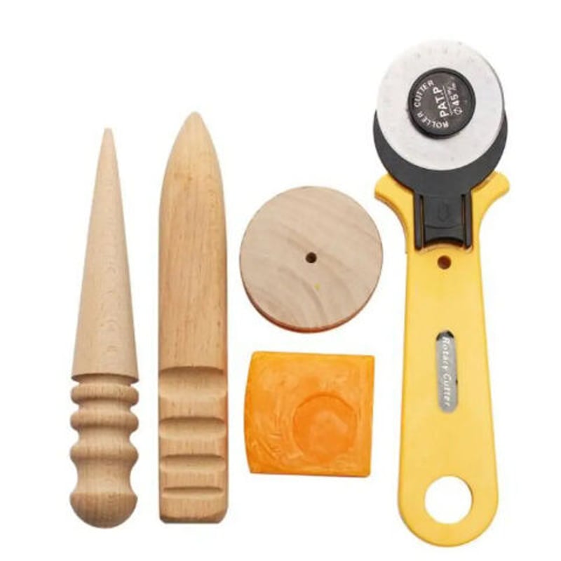 レザークラフト 縫い道具 37点セット レザーツール 革工具セット 革