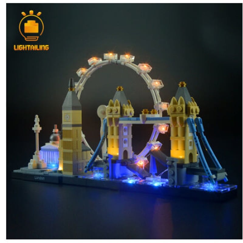 レゴ アーキテクチャー 21034 ロンドンスカイライン 互換 [LED ライト  