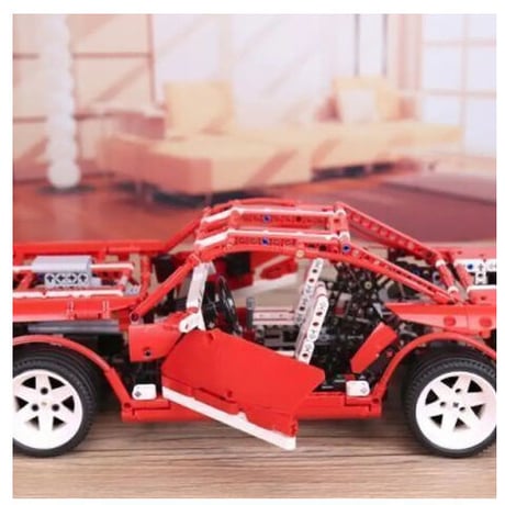 レゴ互換 フォード マスタング 2000ピース マッスルカー ブロックおもちゃ LEGO互換