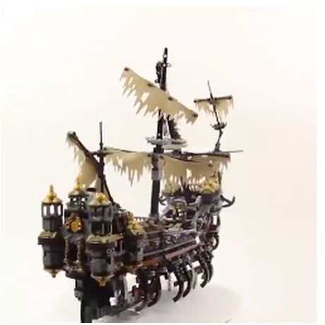 レゴ互換 パイレーツオブカリビアン サイレント・メアリー号 71042 LEGO風 ミニフィグ付き 海賊船 ブロックセット 2294ピース