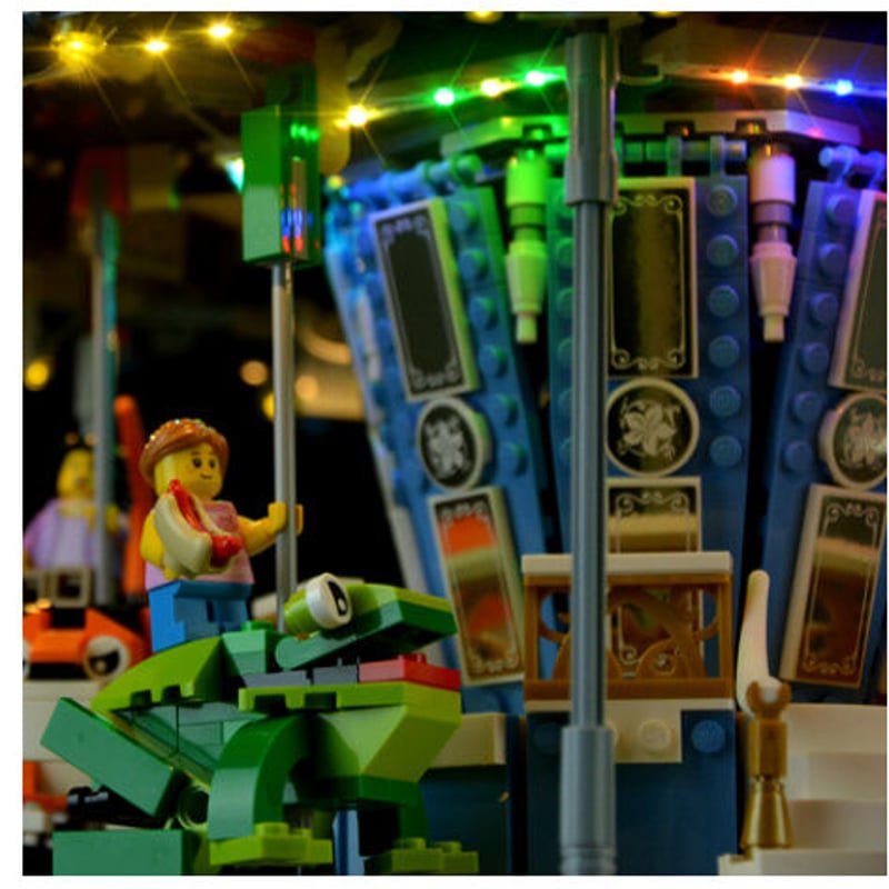 レゴ クリエイター メリーゴーランド カルーセル 10257 互換 [LED 