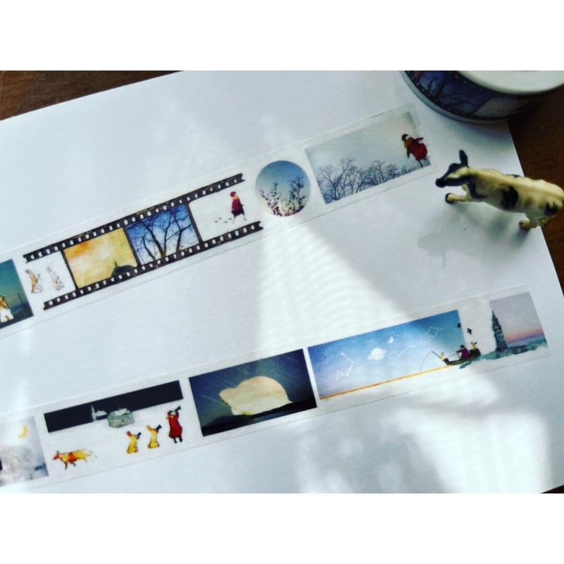 テープ・マスキングテープ jun* ツバキ舎×Jun Sasaki マスキングテープ 余白の海 | ツバキ舎