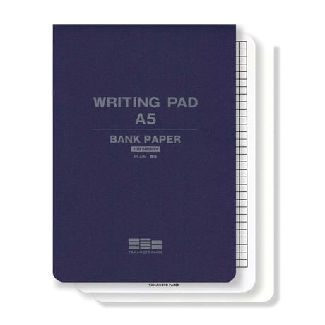 山本紙業株式会社　BANK PAPER　WRITING PAD A5