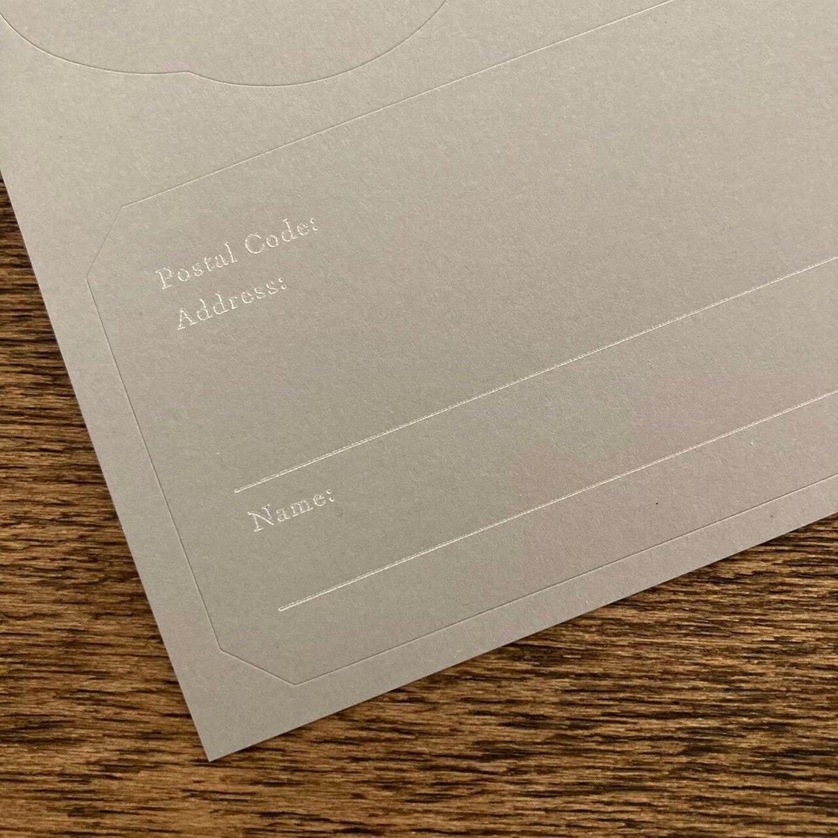 knoten 宛名シール【シンプル】 | ツバキ舎