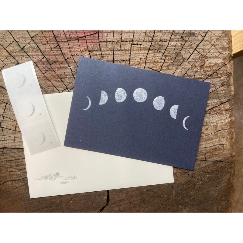 knoten 月の満ち欠け封筒セット | ツバキ舎